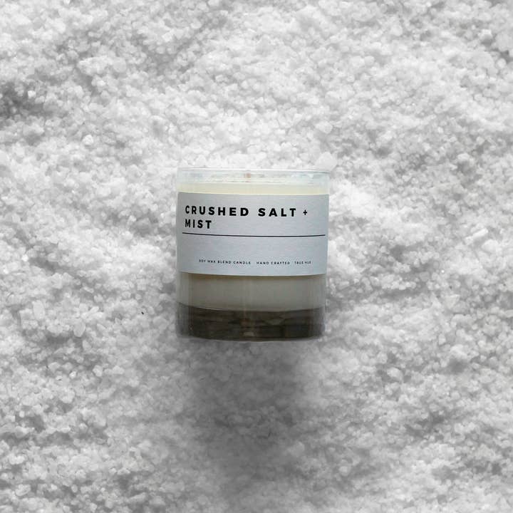 True Hue - Wholesale Jar/Filled Candle - Crushed Salt + Mist Candle2