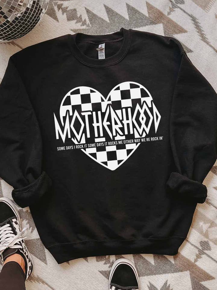 Fleece Graphic Sweatshirt | Motherhood for wholesale by Khristee