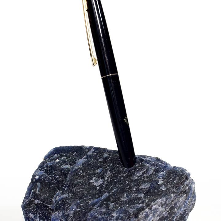 Sodalite Pen Holder - Qty. 1 for wholesale by Crystal River Gems LLC