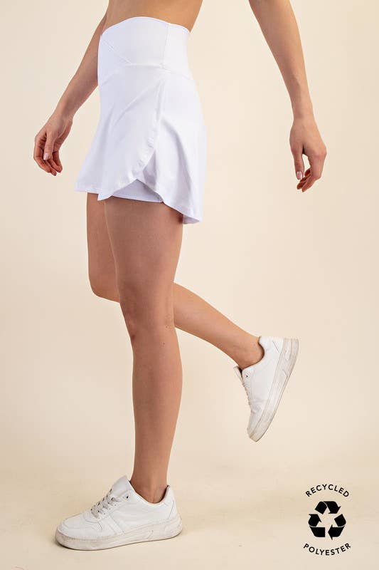 Sunday Morning - Wholesale Skort - Women's - S0970PL37 PLUS V SHAPED HIGH-WAIST BUTTER YOGA FABRIC SKORT39