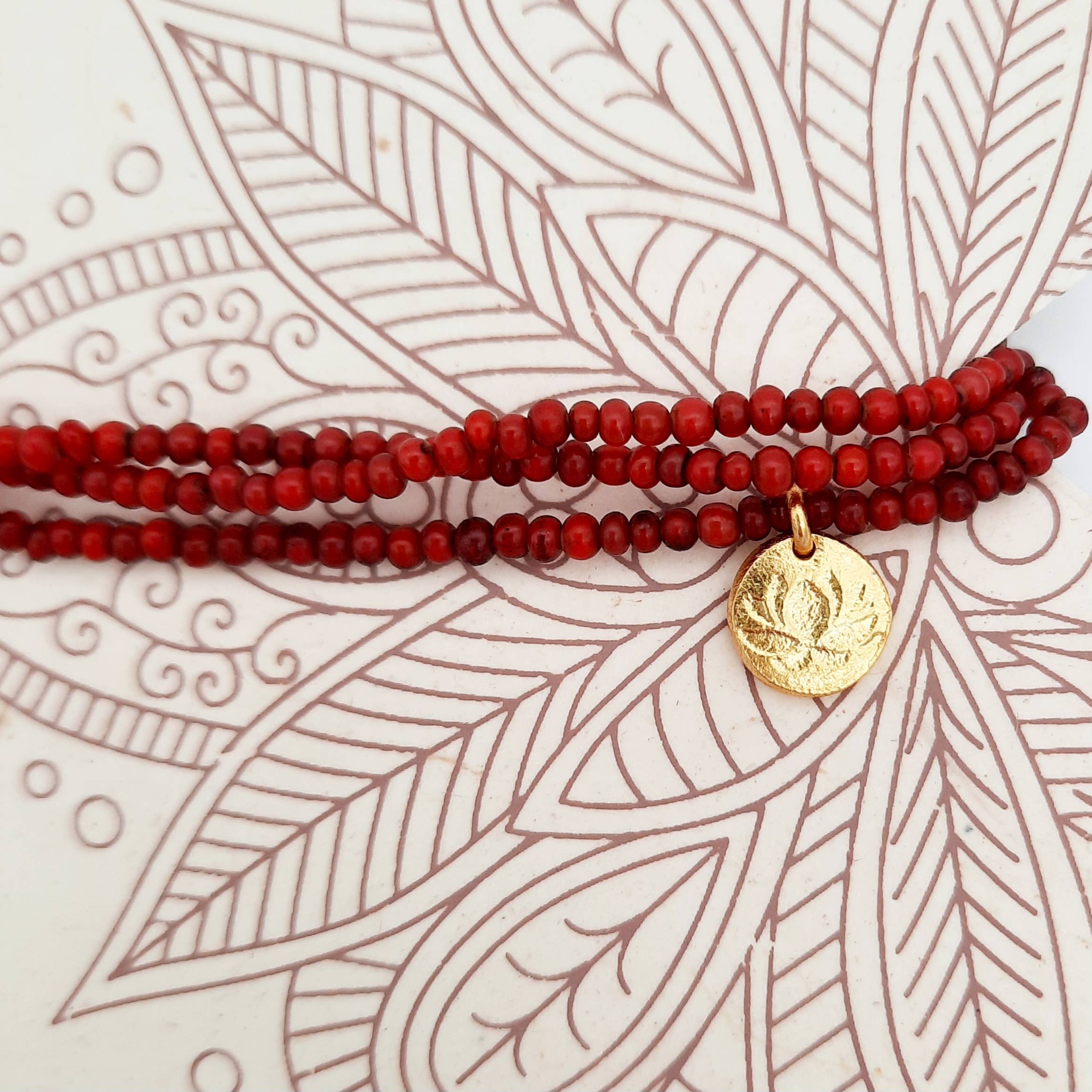 Koperberg - Wholesale Beaded Bracelet - Bracelet | White Hearts | Lotus1