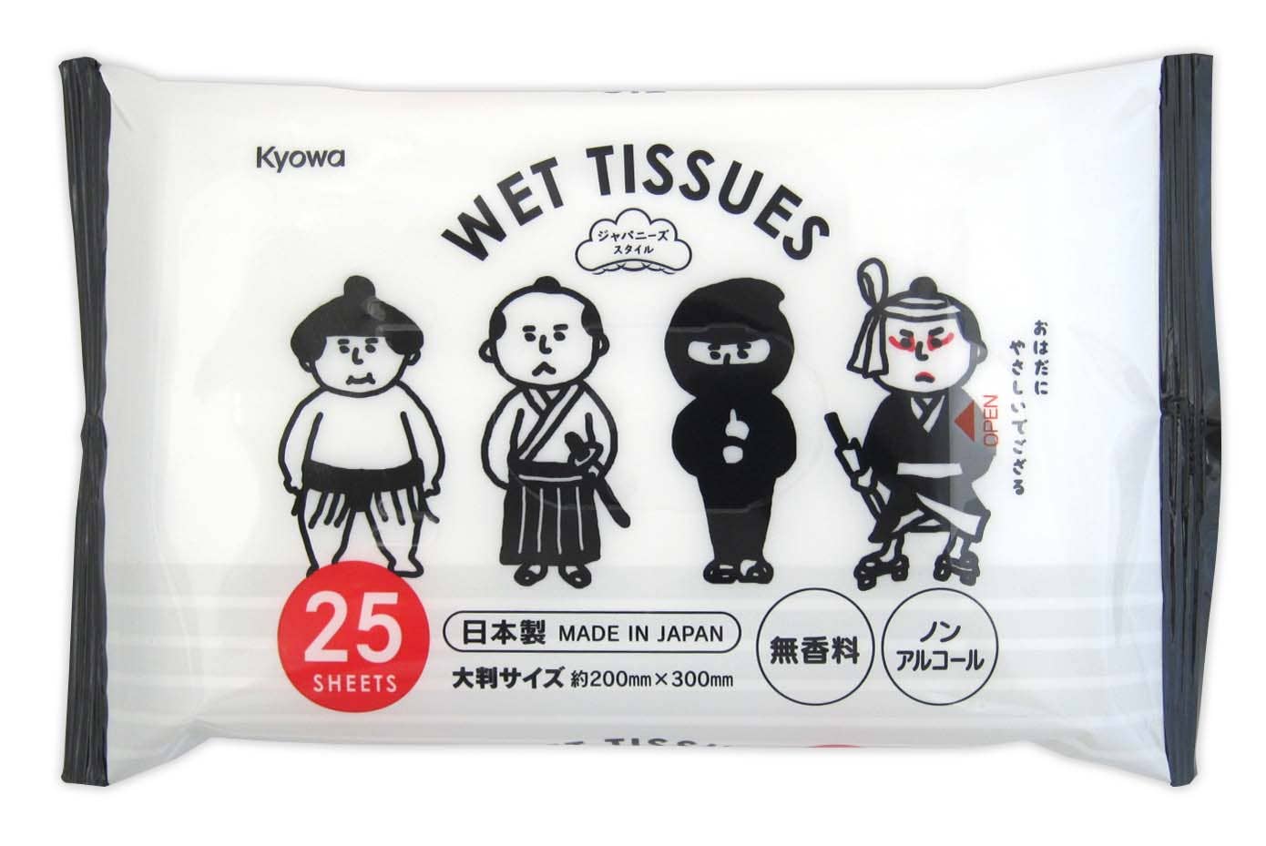 Urban Tokyo - Vendita all'ingrosso Salviette per viso e corpo - Salviette Umidificate 25 Fogli Inodore JP (1/20)0