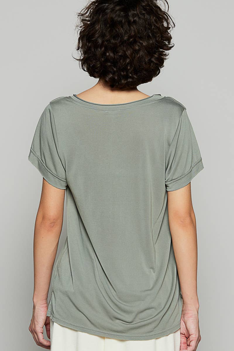 Pol Clothing - Wholesale Knit Top - Women's - Basic V-neck Knit Top22