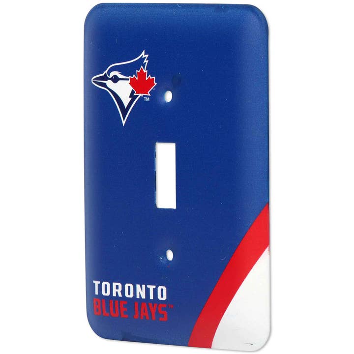 Open Road Brands, LLC - Wholesale Light Switch Cover/Plate - Toronto Blue Jays Metal Switch Plate1