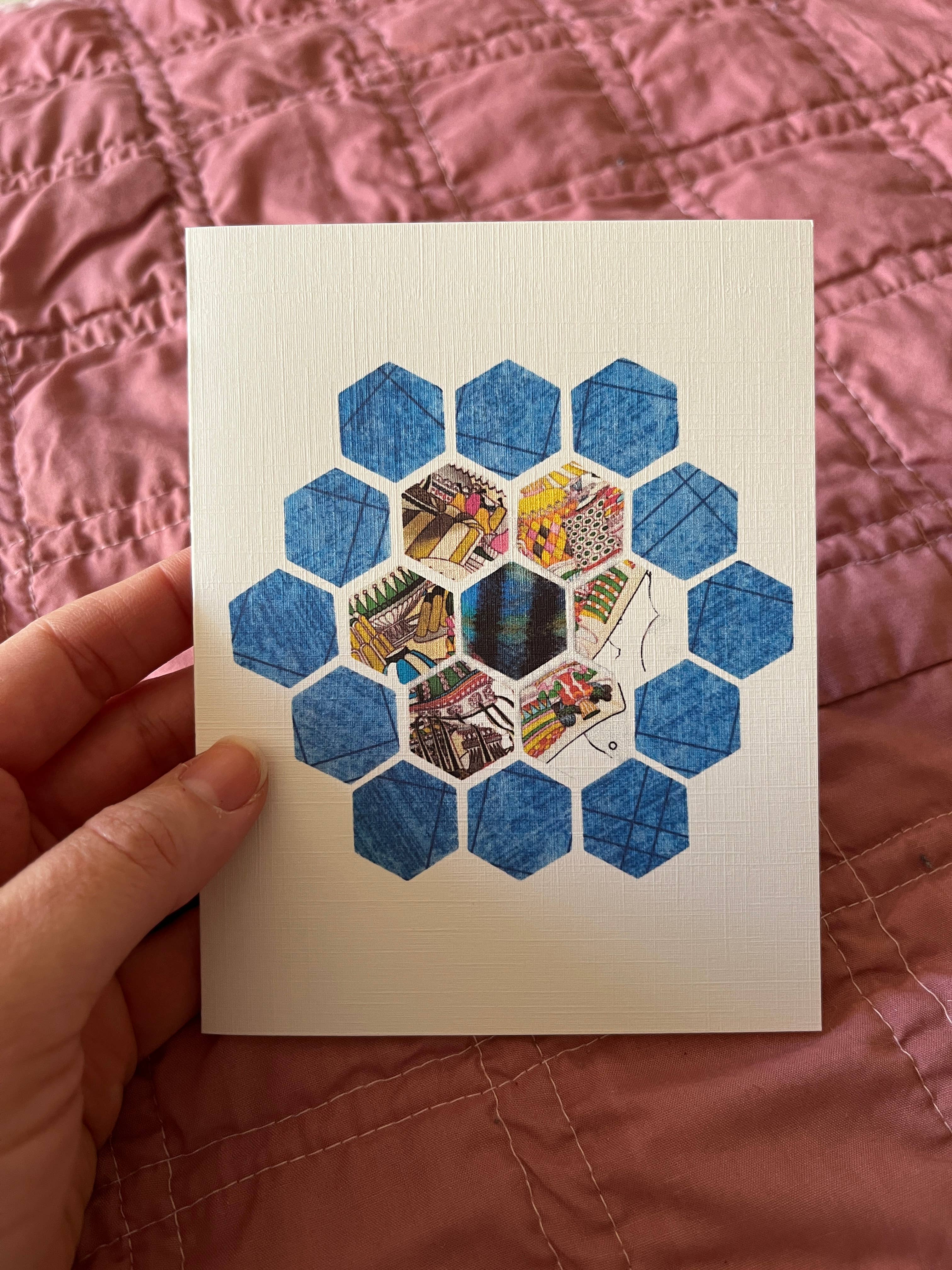 Cozy Arts - Wholesale Everyday Greeting Card - Quilt Block Greeting Cards, Boxed Set of 63