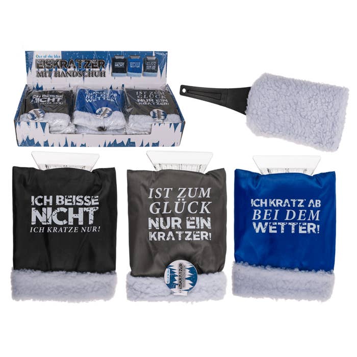 Raschietto ghiaccio con guanto per la vendita all'ingrosso da parte di Out of the blue KG