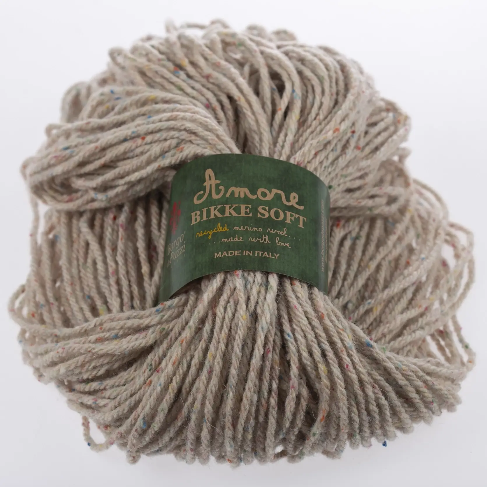 Borgo de' Pazzi - Firenze - Wholesale Yarn - "Bikke soft", mistolana buttoned0