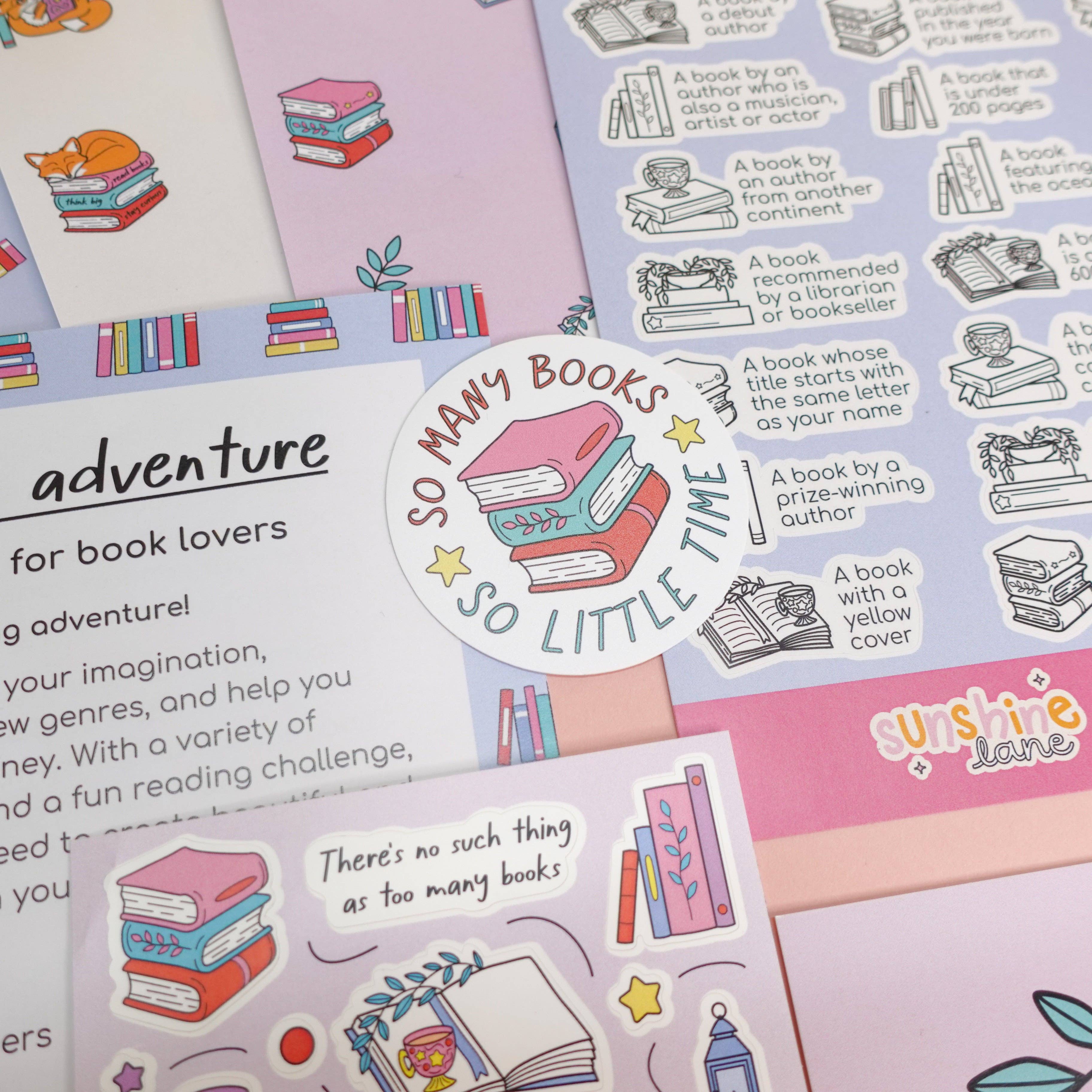 Sunshine Lane - Wholesale DIY Craft Kit - My Bookish Adventure: A journaling kit for book lovers3