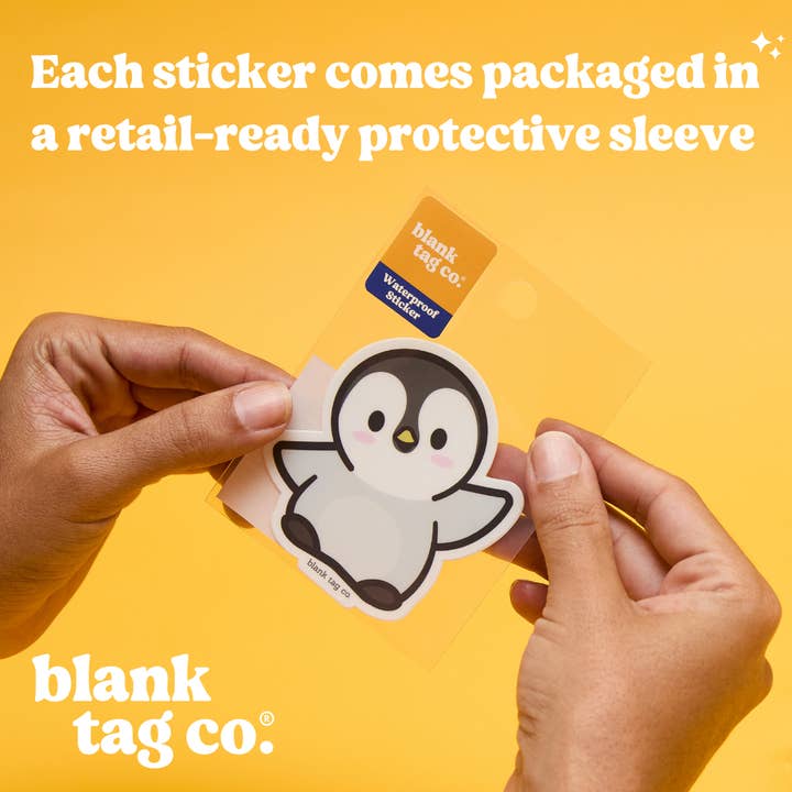 Blank Tag Co. Stickers - Waterproof Stickers - Wholesale Sticker - Peanuts® Snoopy With A Puffy Jacket Sticker2