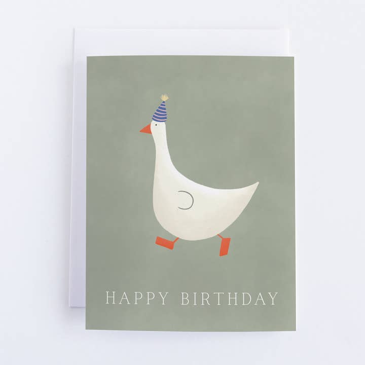 Birthday Duck for wholesale by Kendall Hill Studio