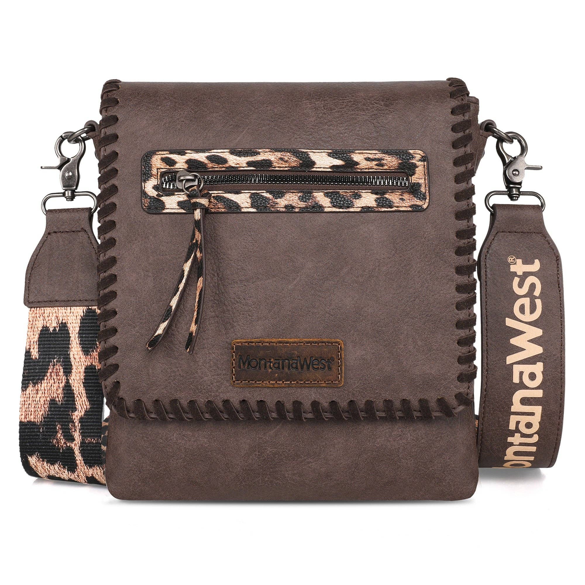 CandBBaby – Engroshandel Crossbodytaske - Dame – Montana West Crossbody-tasker til kvinder med to rum Western Crossbody-taske med printet guitarrem6