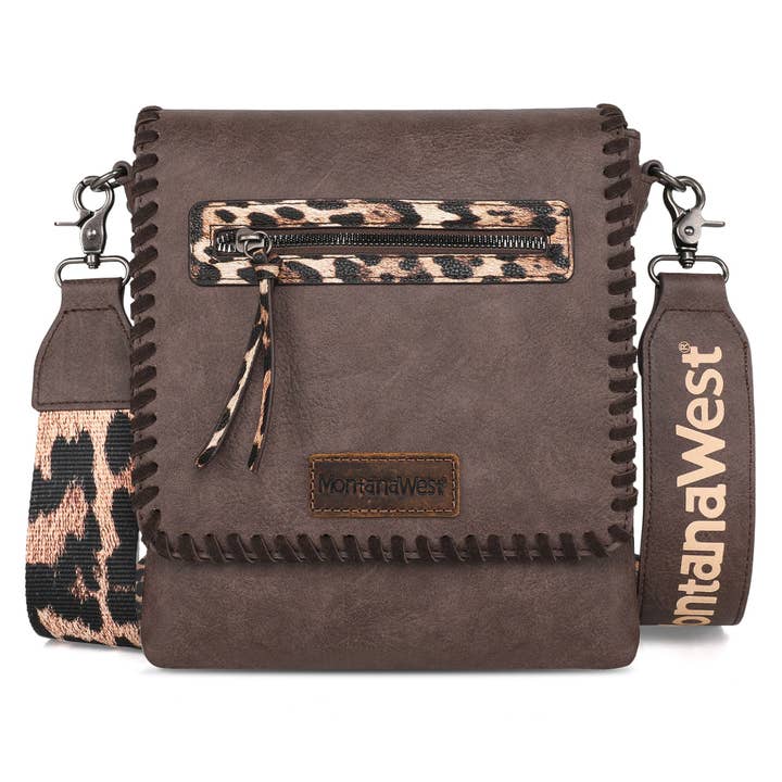 CandBBaby – Engroshandel Crossbodytaske - Dame – Montana West Crossbody-tasker til kvinder med to rum Western Crossbody-taske med printet guitarrem6