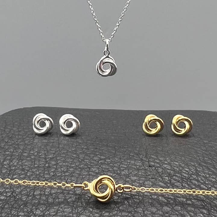 Something Silver - Wholesale Pendant/Charm Necklace - Love Knot Necklace1