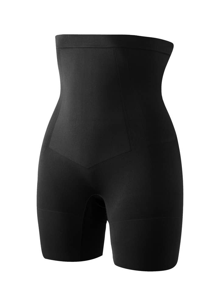 Black Plus Size - High Waist Shaping Shorty for wholesale on Faire7