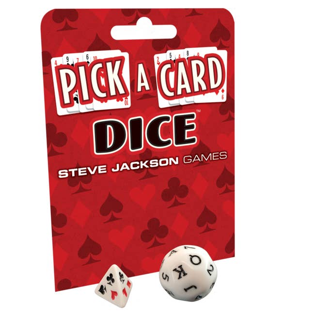 Pick a Card Dice for wholesale by Steve Jackson Games