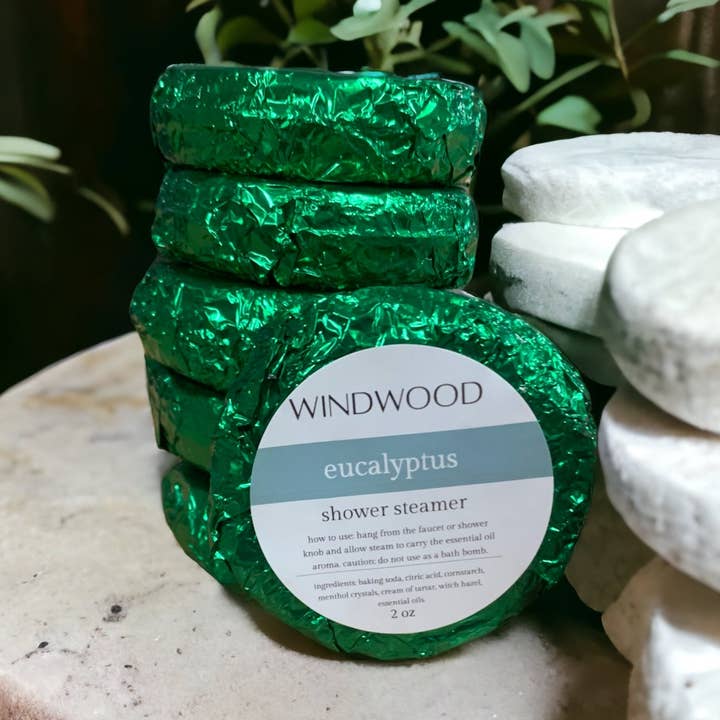 Eucalyptus - Vapeur de douche pour la vente par Windwood Soap
