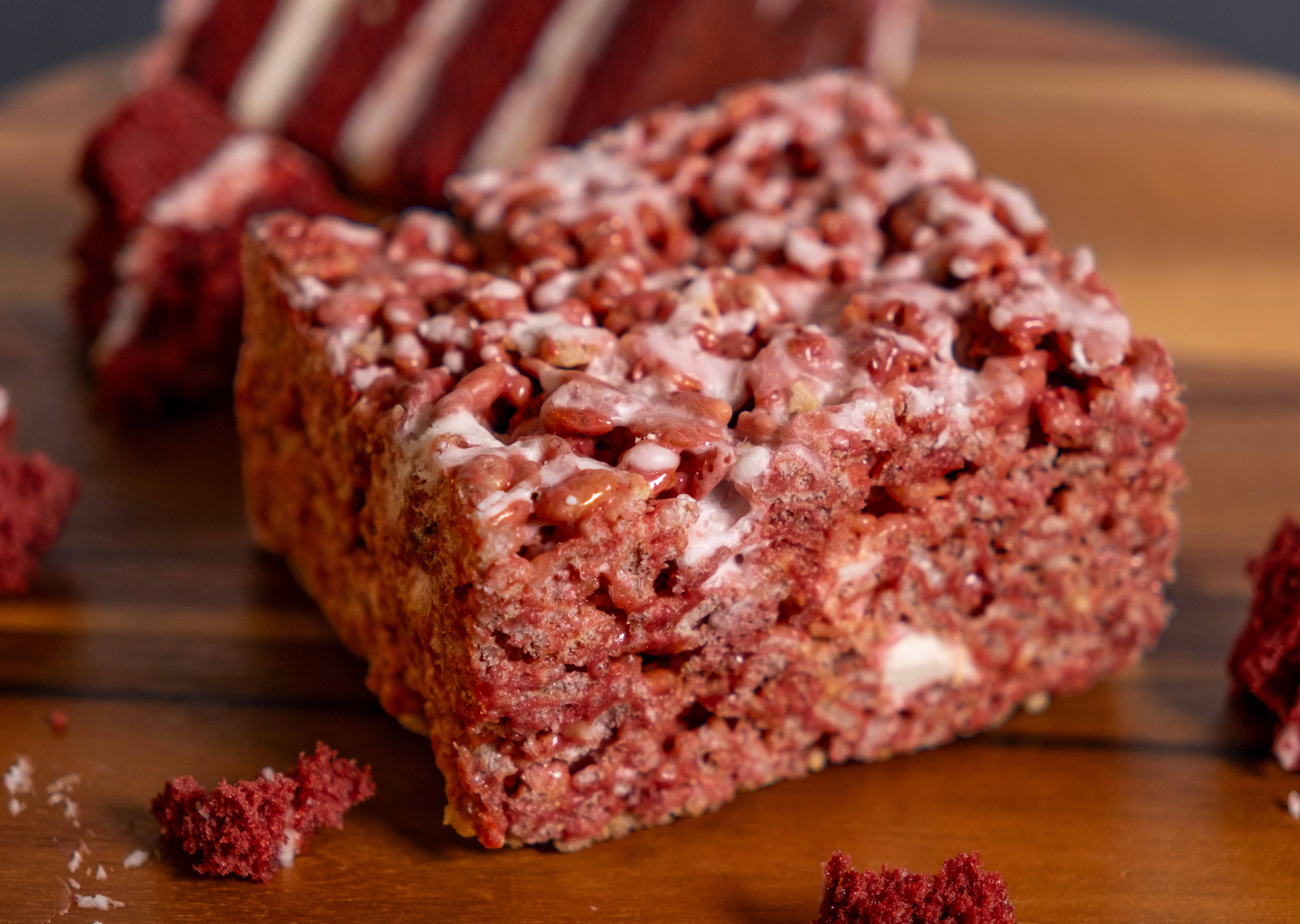 Mighty Mallow Crispie Treats - Wholesale Marshmallow - Red Velvet Crispie Treat1