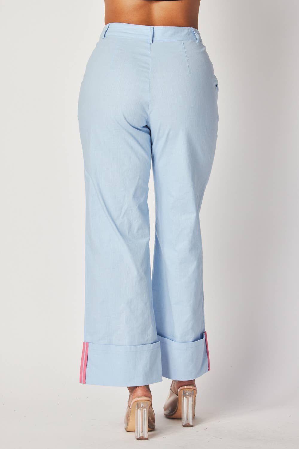 Hot & Delicious - Wholesale Broek - Dames - Jaylene Hem Manchet Broek (HDP32961)2