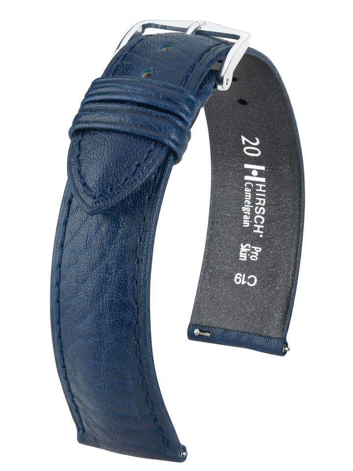 HIRSCH klockarmband Camelgrain L - högkvalitativt kalvskinn för wholesale av HIRSCH