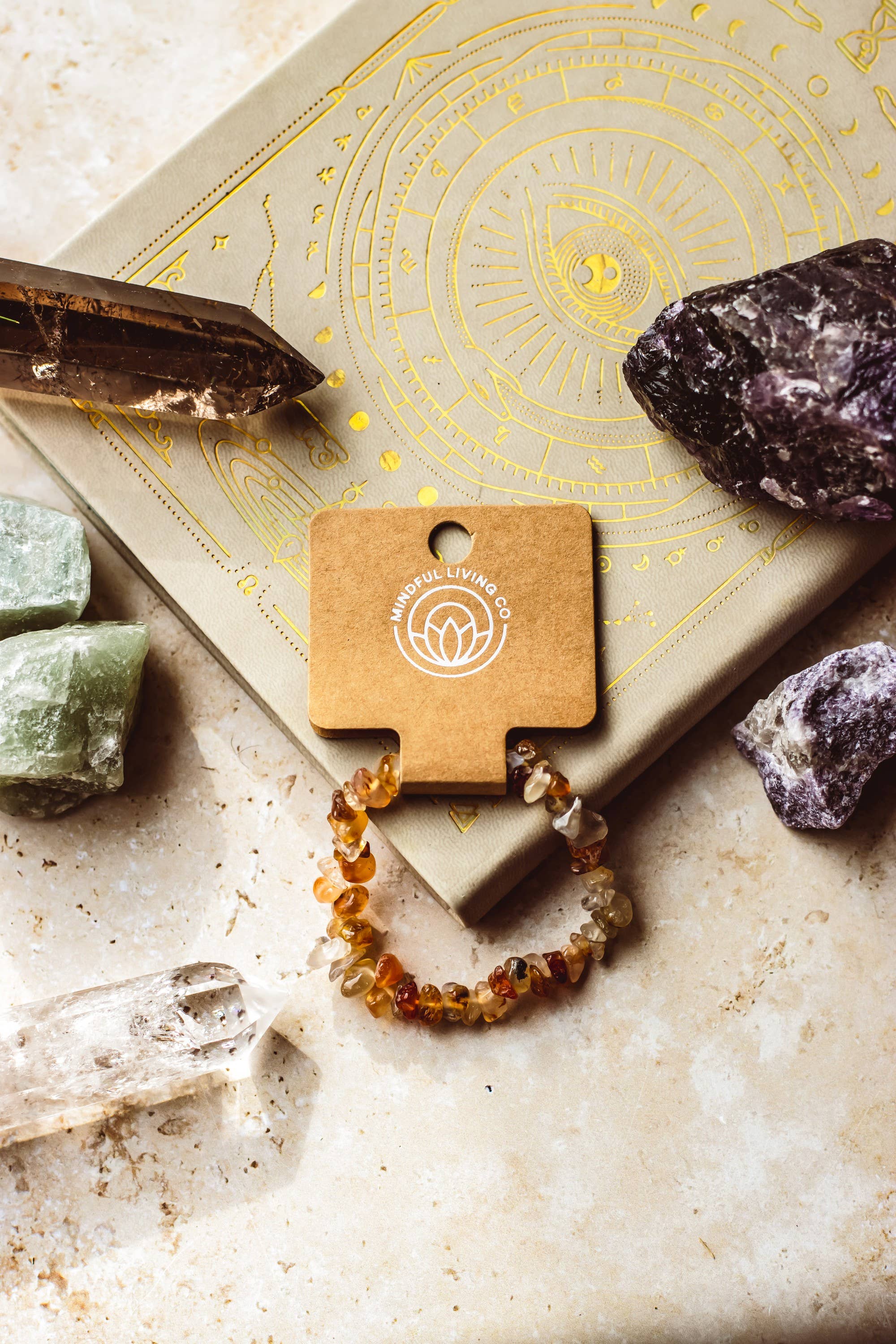 Mindful Living Co. – Großhandel Perlenarmband – Armband aus natürlichen Kristall-Edelstein-Chips | Kristallschmuck5