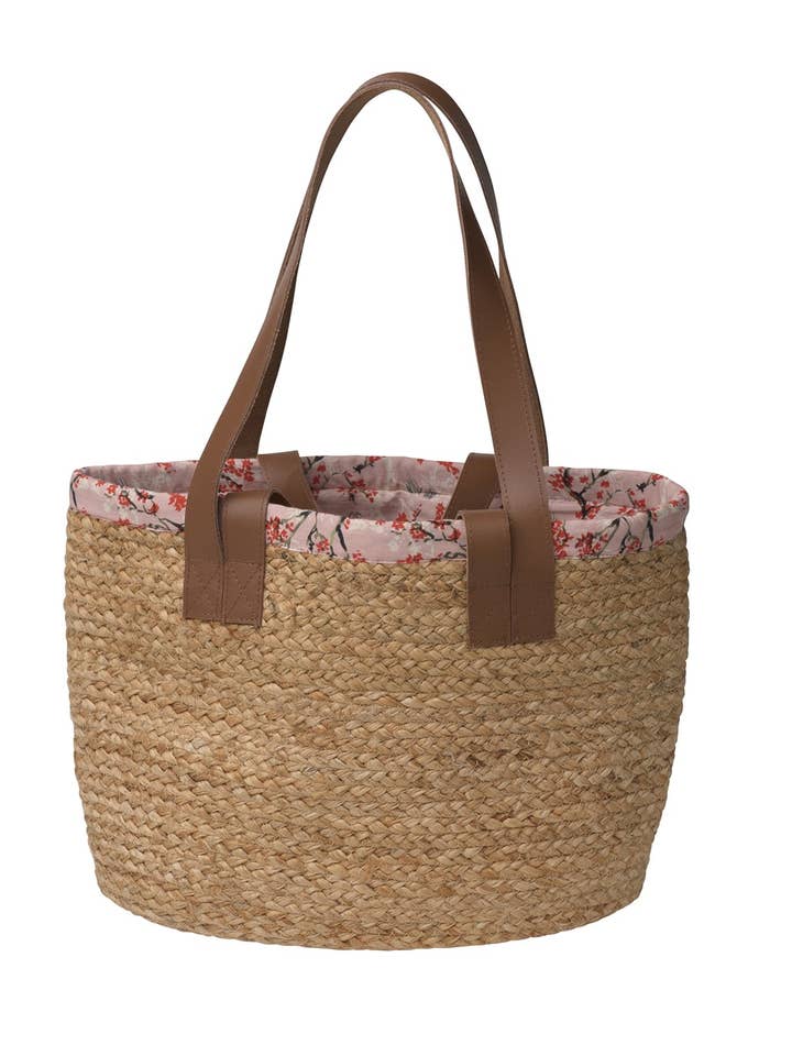 Dobbelt læderkurv for engroshandel hos Quintessential