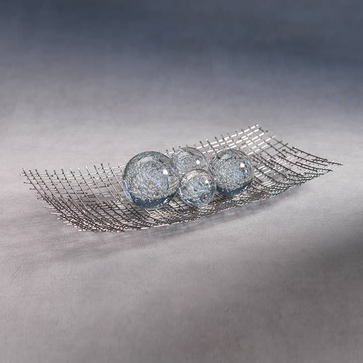 Zodax - Wholesale Decorative Tabletop Object - Crystal Fill Ball with Bubbles