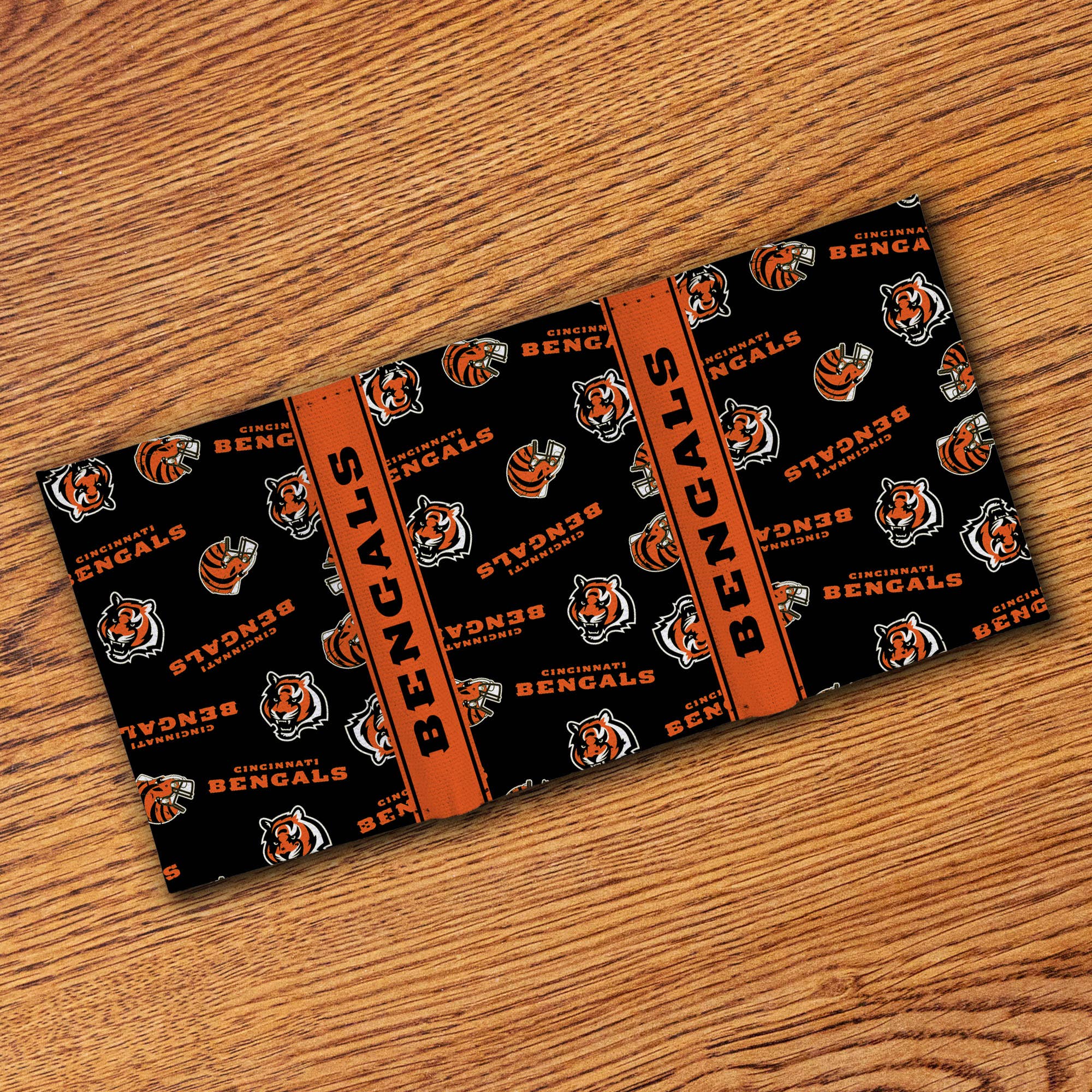 Rico Industries - Wholesale Wallet - Men's - Cincinnati Bengals Canvas Trifold Wallet2