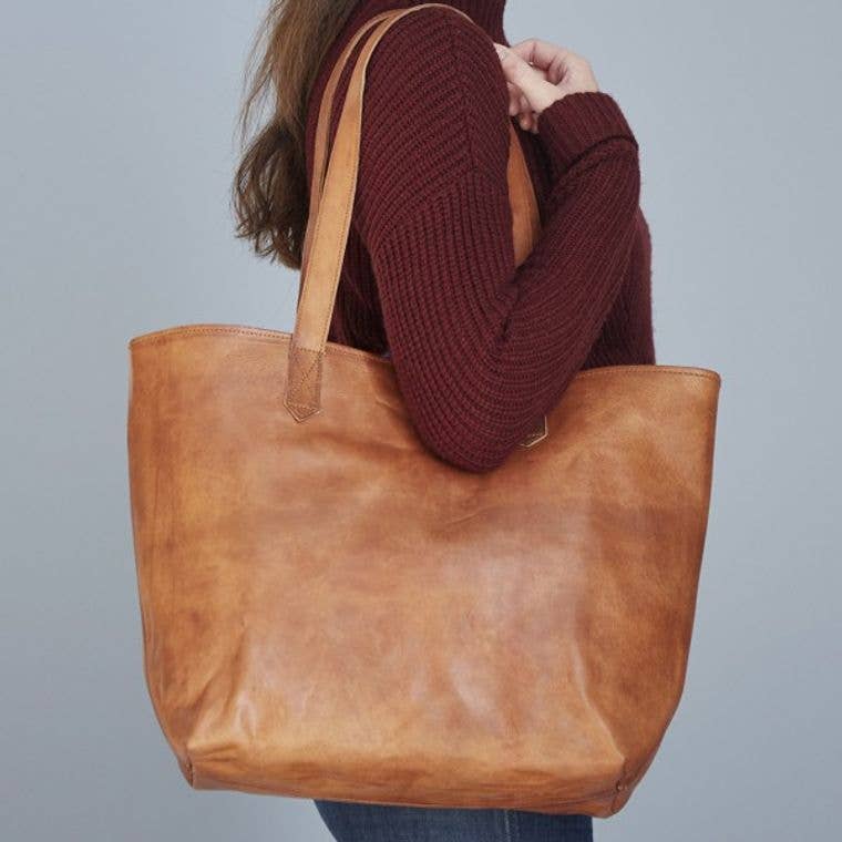 The Paper High Gift Company Limited – wholesale Tote bag – Women's – Leather Shopper Bag - Handmade3