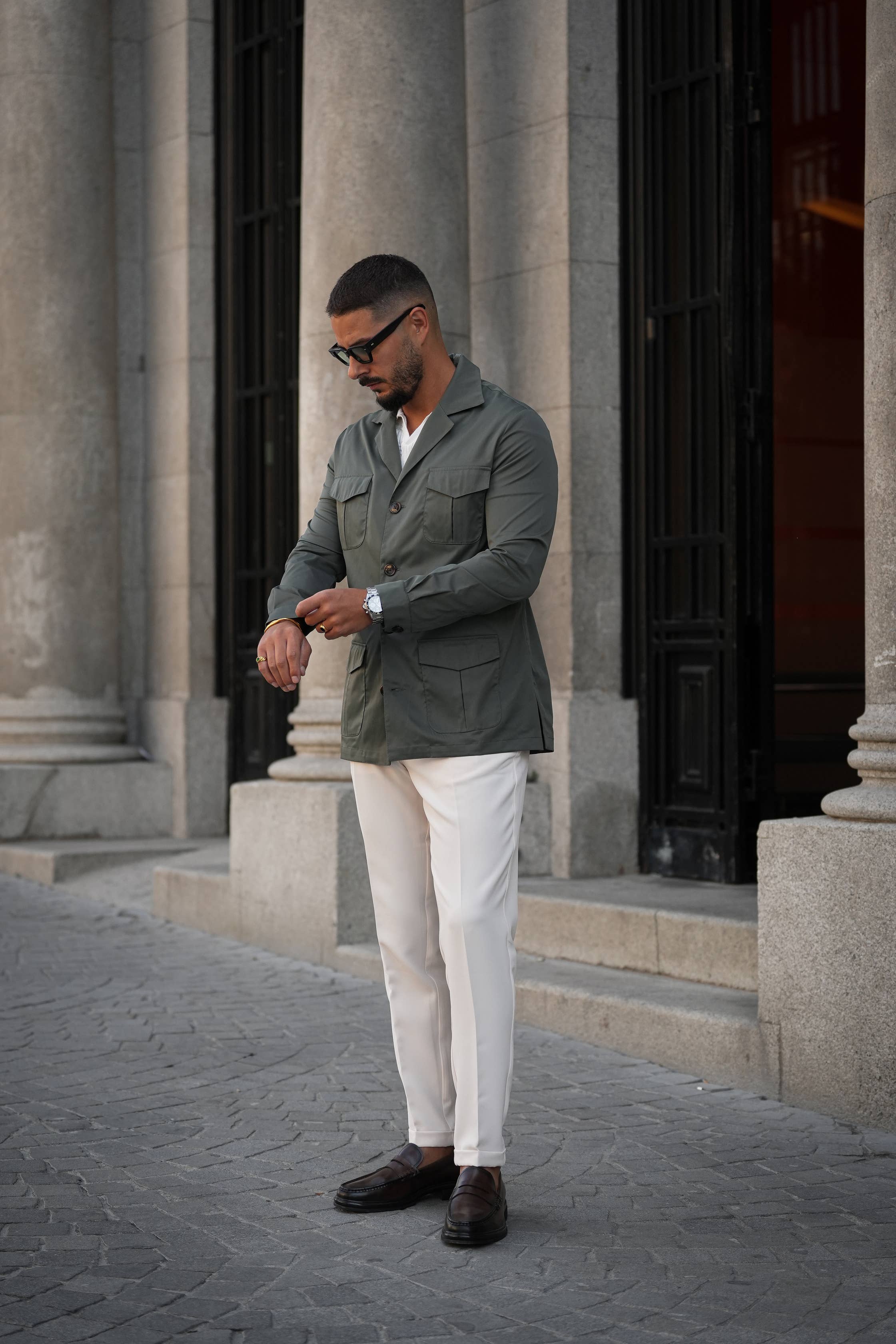 DONATO – Casaco – Homem por atacado – Field Green Jacket3