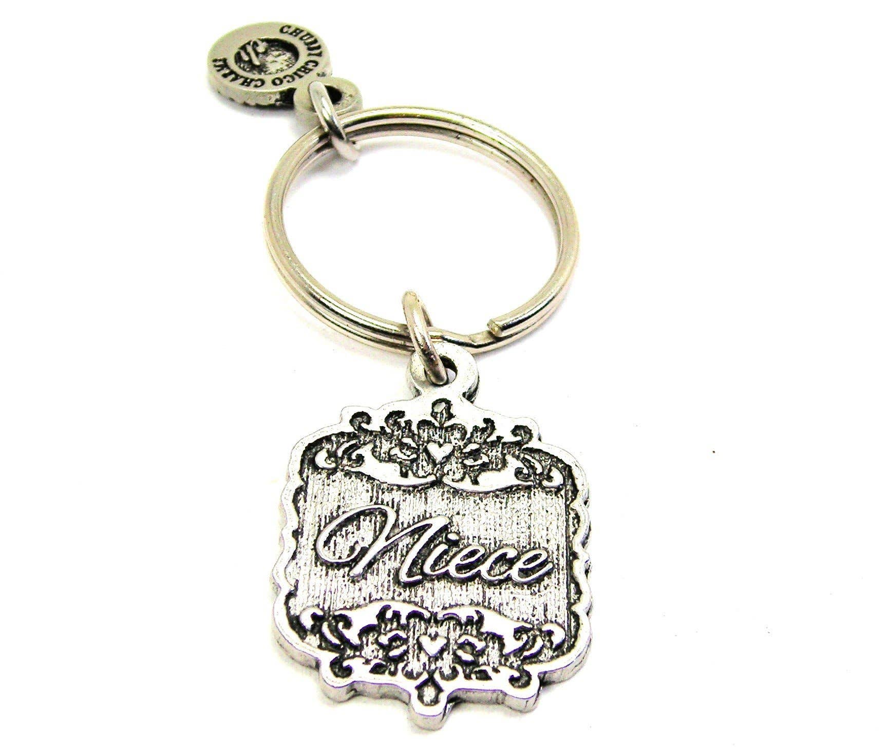 Chubby Chico Charms - Wholesale Keychain - Women's - Niece Victorian Scroll Key Chain0