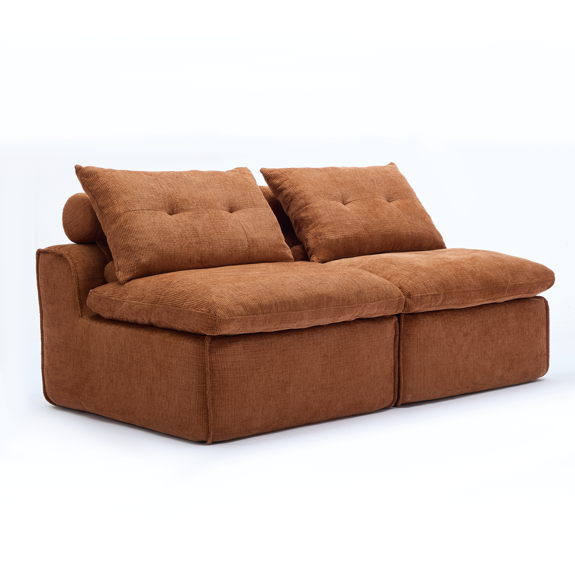 HOMYCASA DESIGN INC - Wholesale Sofa - Modular Sofa Chenille Fabric Neck Lumbar Pillow Space Saving14