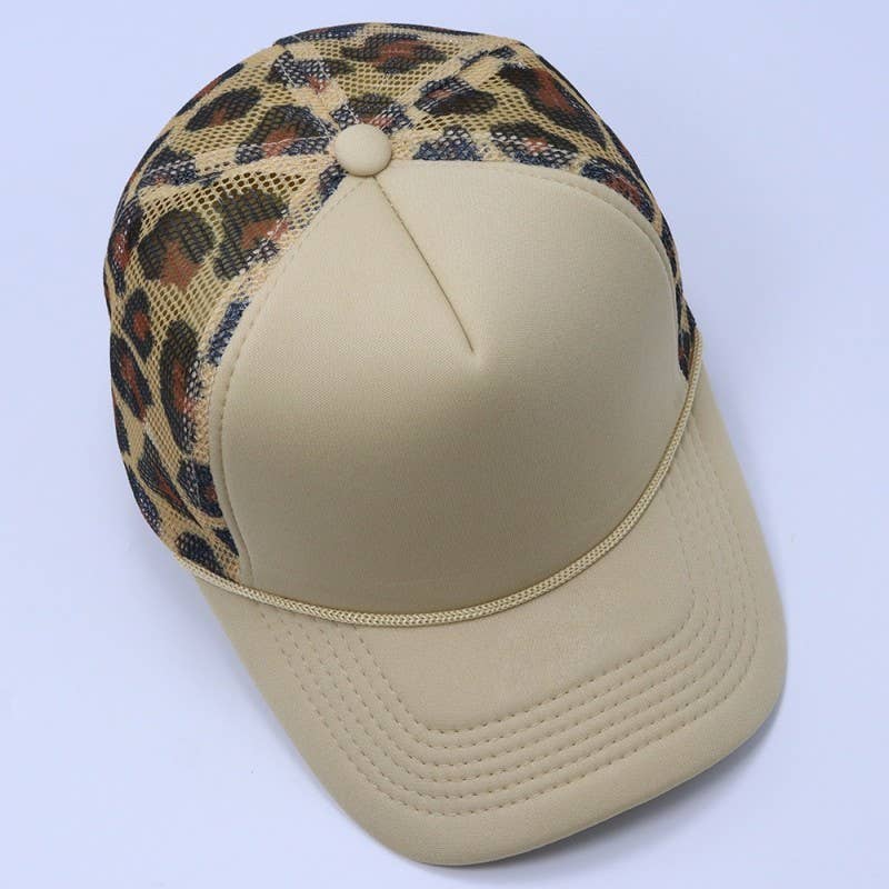 JOSSLYN by wall to wall - Wholesale Trucker Hat - Women's - TRUCKER HAT CHECKER FOAM FRONT ANIMAL MESH CAP | 40HW7400