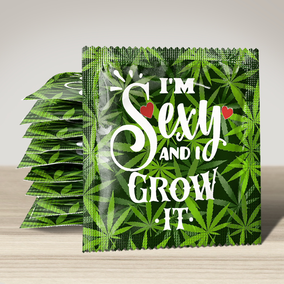 CALLVIN EU - Wholesale Gag Gift/Novelty Gift - Condom : Préservatif:  I'm Sexy And I Grow It…0