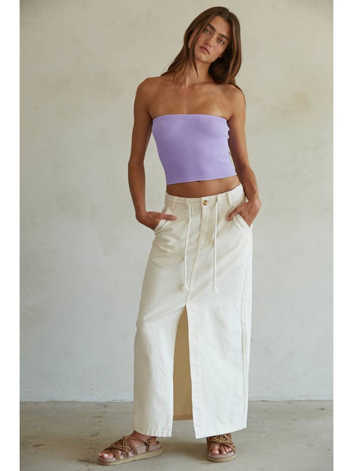 By Together - Wholesale Bustier - Women's - S1169N | Seamless Ribbed Tube Top