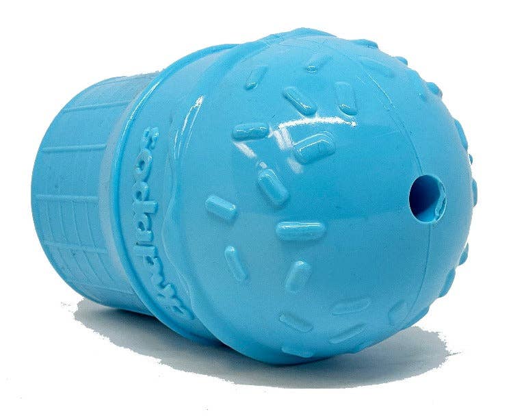 SodaPup Dog Toys - Vente Jouet à mâcher – chien - Jouet à mâcher durable en caoutchouc PUP-X en forme de cornet de glace avec distributeur de friandises4