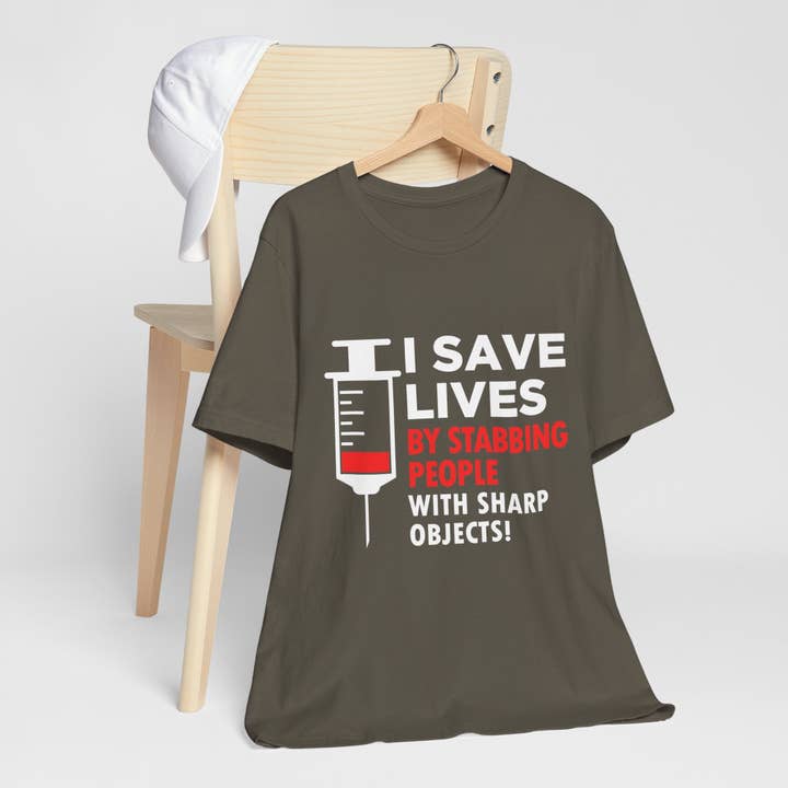 I Save Lives Unisex Tee for wholesale by RC'nSONS