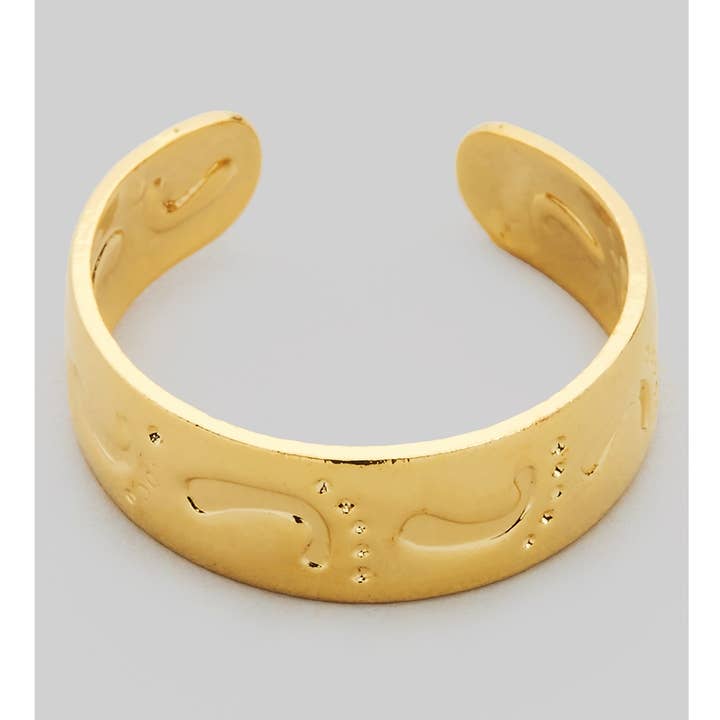 PRESSED FOOT PRINT TOE RING for wholesale by Girly
