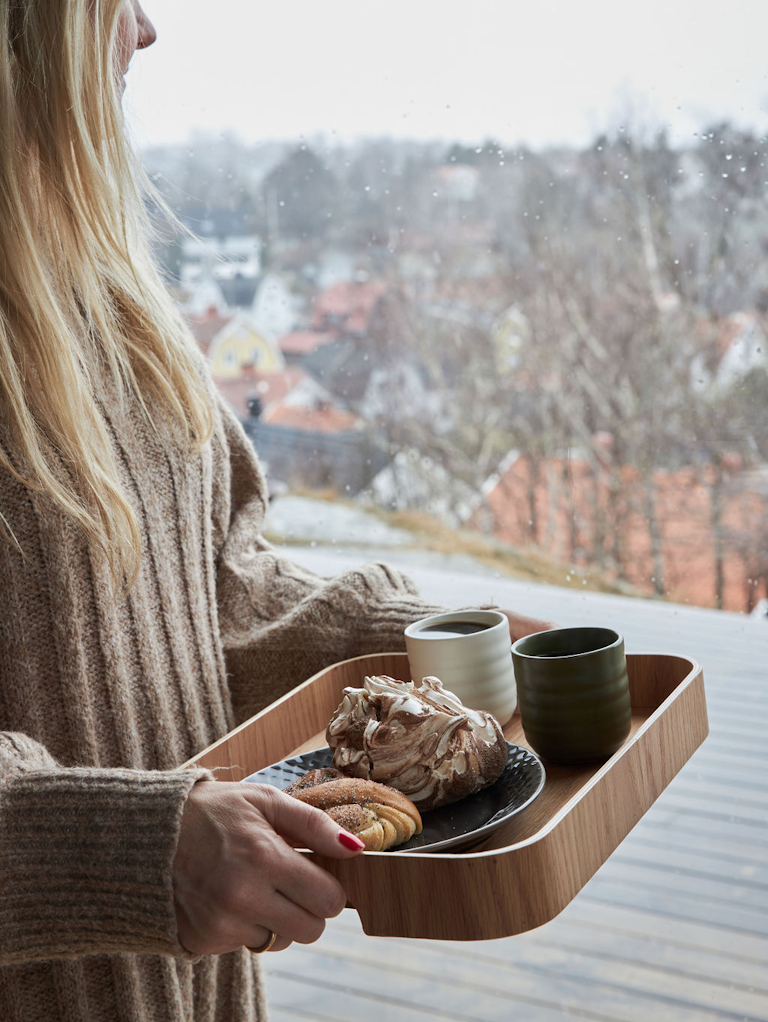 Sagaform AB - Wholesale Serving Tray - Sagaform Hanna Tray, 35X28X4,5Cm, Certified Oak2