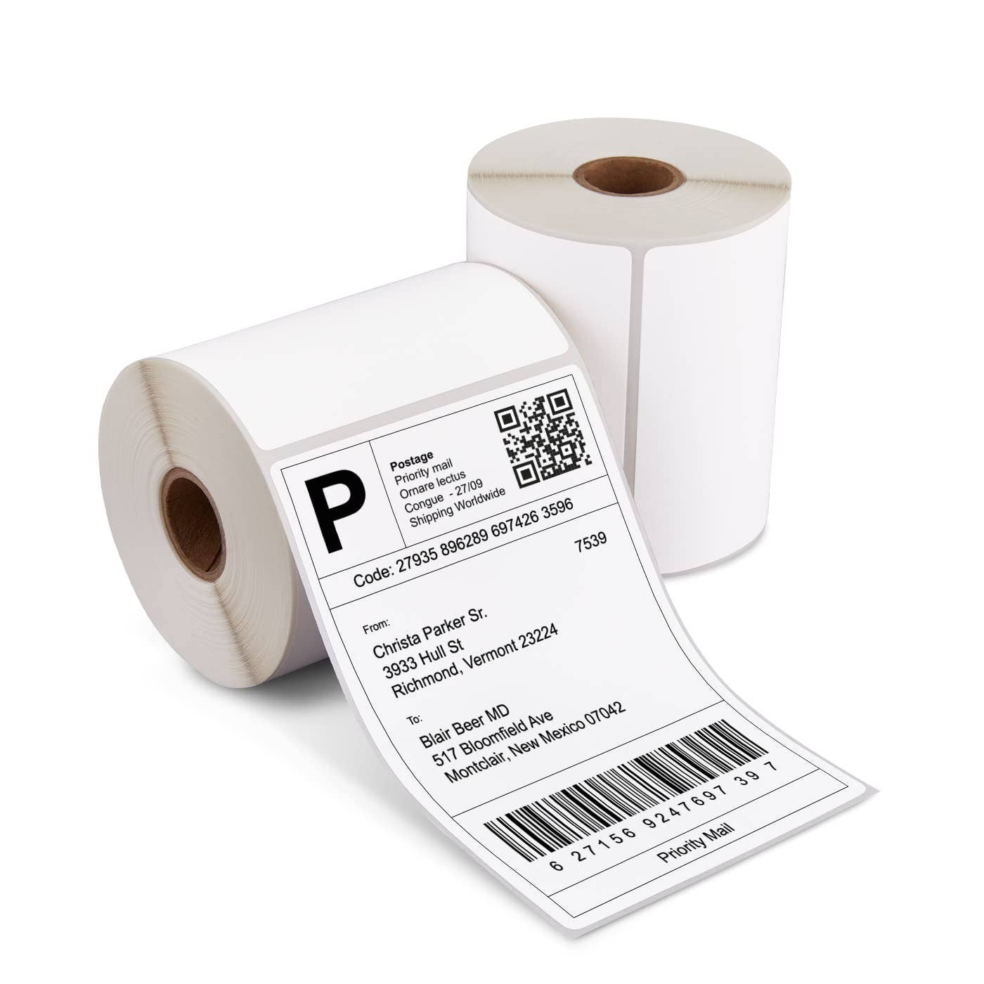 HP - Wholesale Gift Tag Label - HP Direct Thermal Shipping Labels Multipurpose Thermal Label32