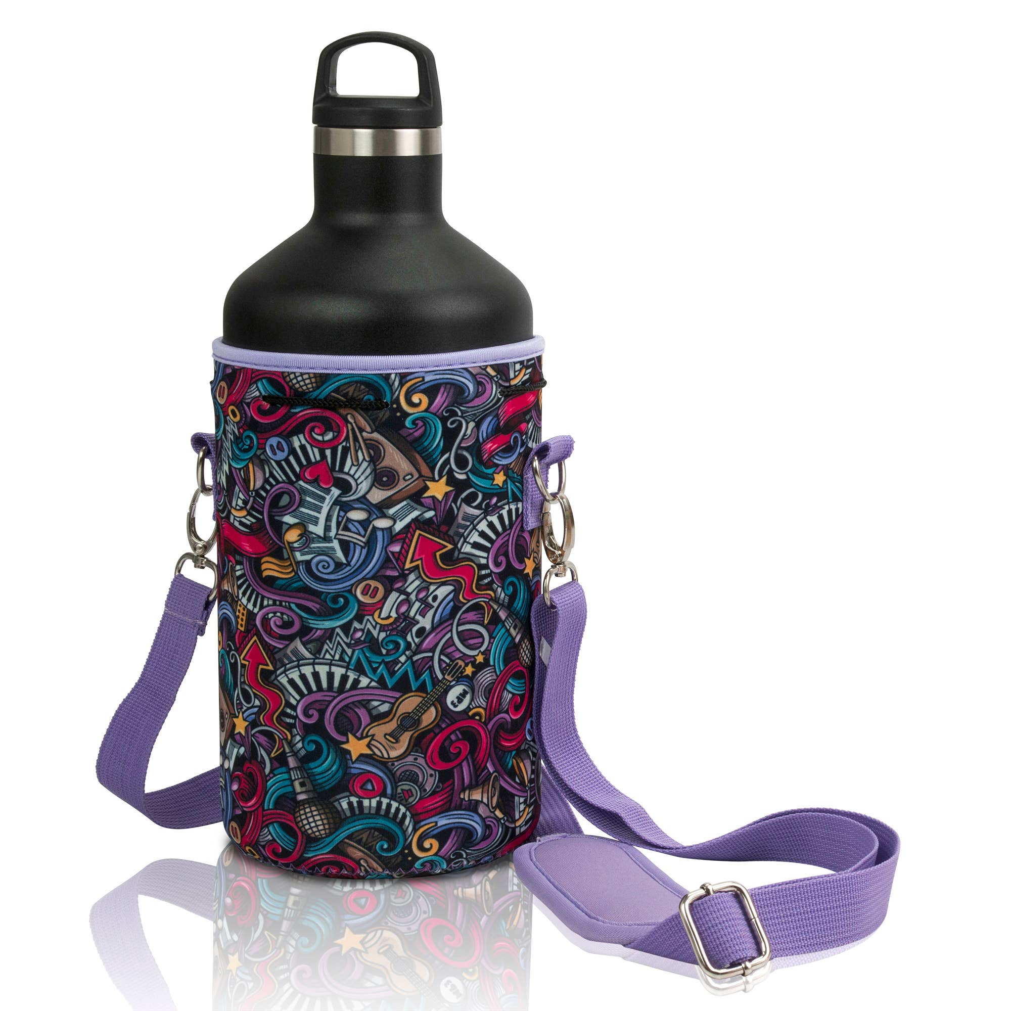 MADE EASY KIT - Wholesale Flessenrek/houder - Made Easy Kit neopreen waterfleshouder met verstelbare schouderband86