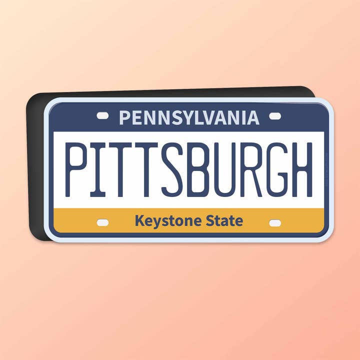 Aimant de voiture Pittsburgh Pennsylvanie - Aimant flexible PA pour la vente par Sentinel Supply