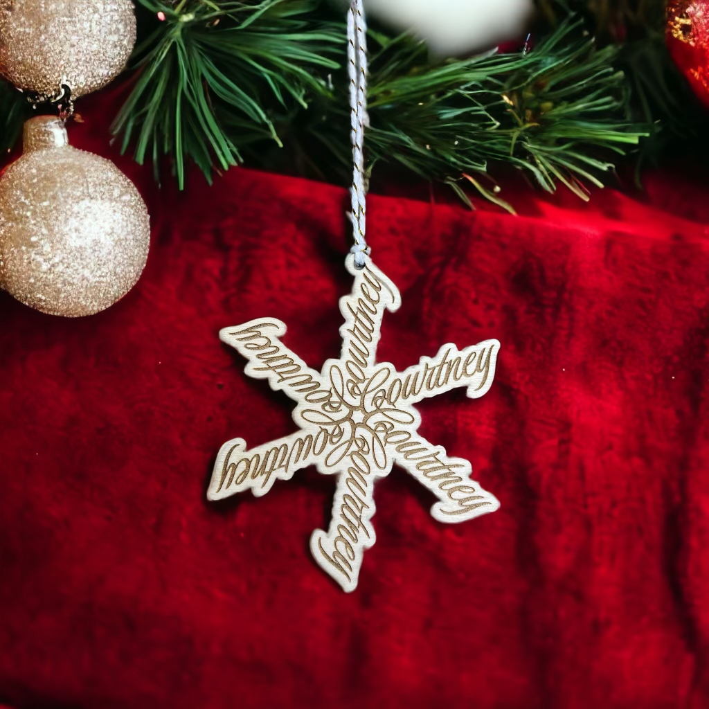 BoldLifeDesign - Wholesale Ornament - Custom City-Name Snowflake Ornament6