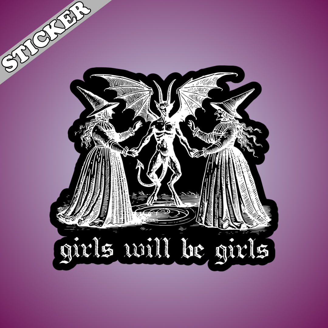 Pretty Toxic Stickers - Wholesale Sticker - Girls Will Be Girls Sticker, Feminist Witch Stickers2