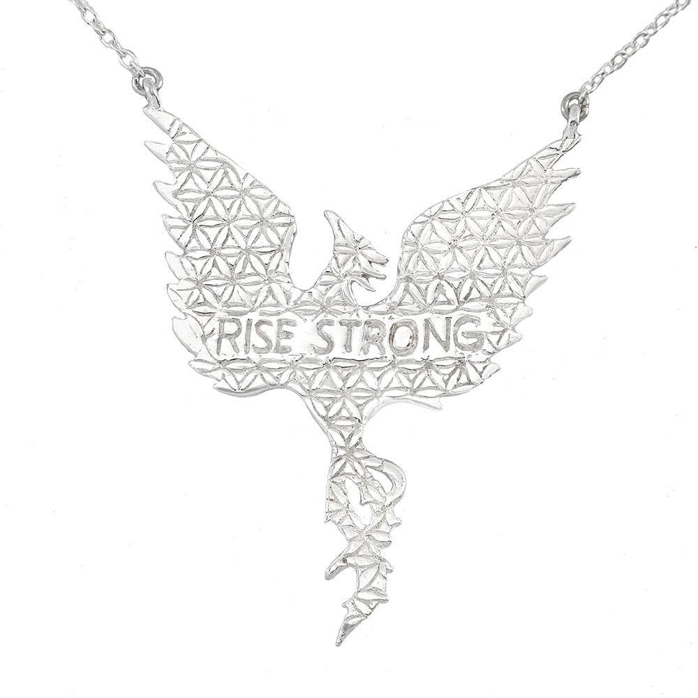 Jewelry Evolution - Wholesale Pendant/Charm Necklace - Phoenix "Rise Strong" Necklace6