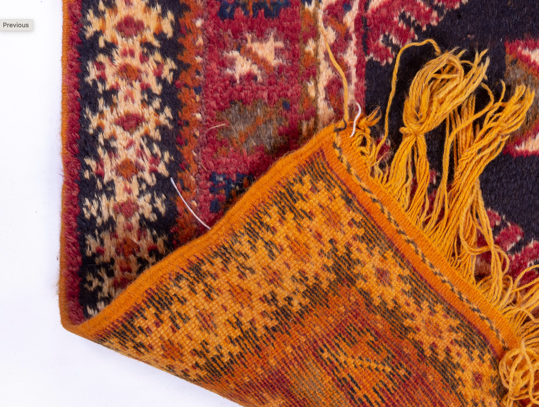 Izhar Studio - Wholesale Area Rug - Handmade Berber Silky Wood Rug In Shades of Pink and Black3