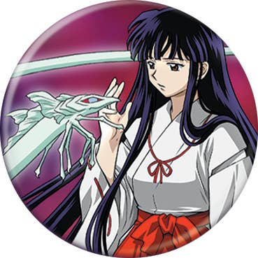 Ata-Boy - Wholesale Lapel Pin/Button - Inuyasha Kagome Miroku Kikyo Buttons 1.25" Round