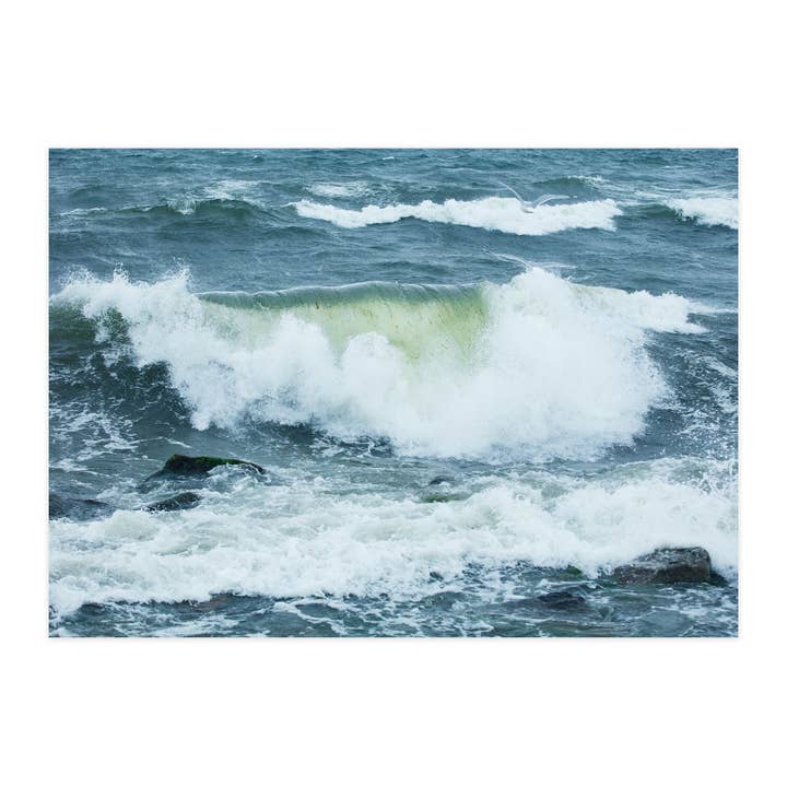 Postal "Onda II" por atacado de paruspaper. nutzfeine papeterie