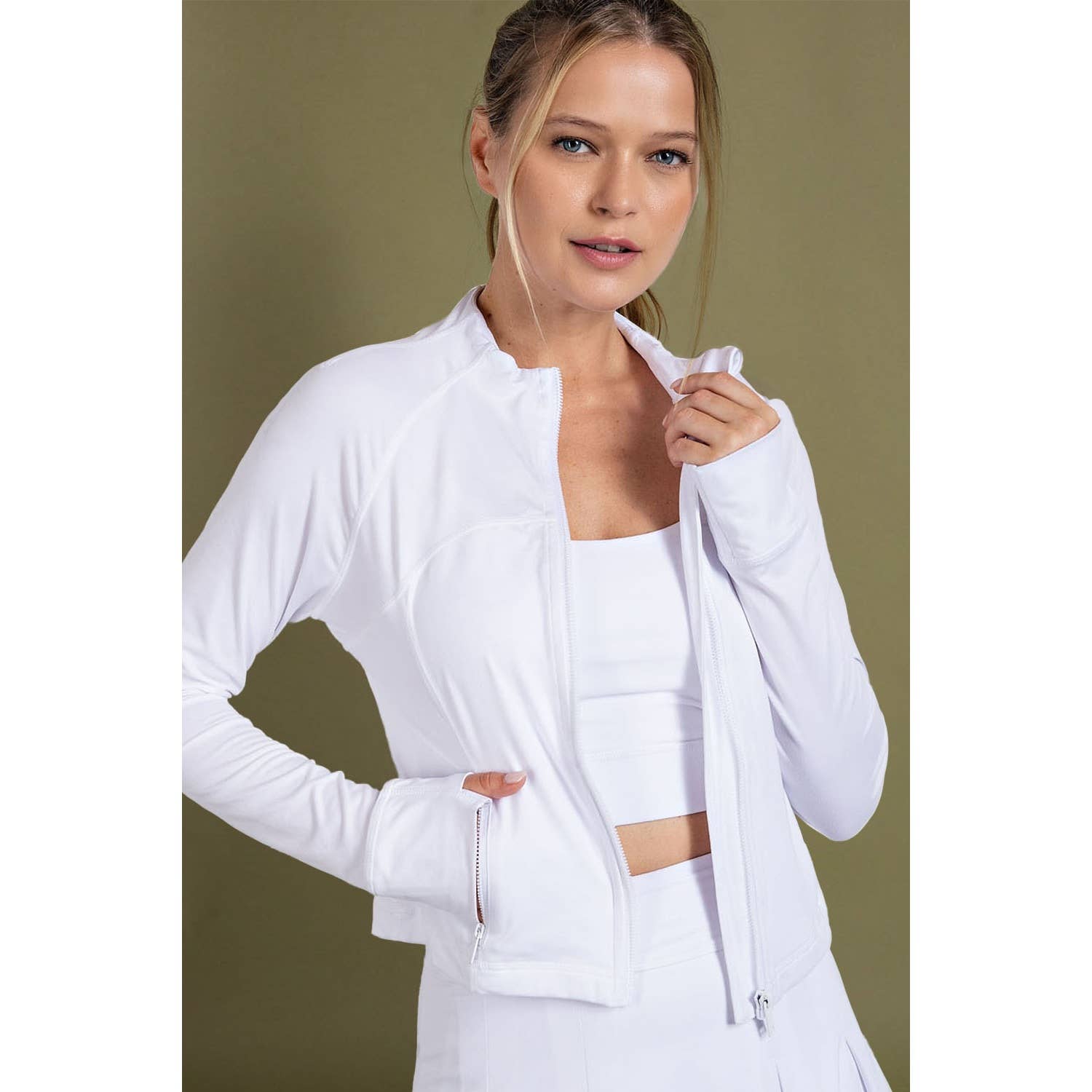 Rae Mode - Wholesale Athletic Jacket - Women's - BUTTER LONG SLEEVE CROP DEFINE JACKET4
