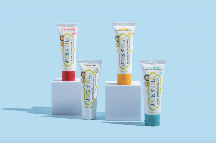 Jack N' Jill Kids & NFco - Wholesale Toothpaste - Jack N' Jill Natural Certified Kids Toothpaste Blueberry 50g4