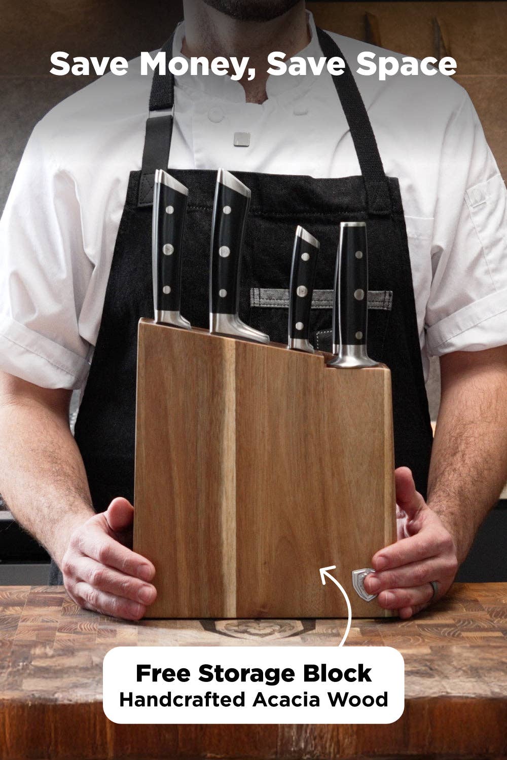 Dalstrong - Wholesale Knife Set - 8-Piece Knife Block Set | Gladiator Series | Knives NSF Certified | Dalstrong ©1